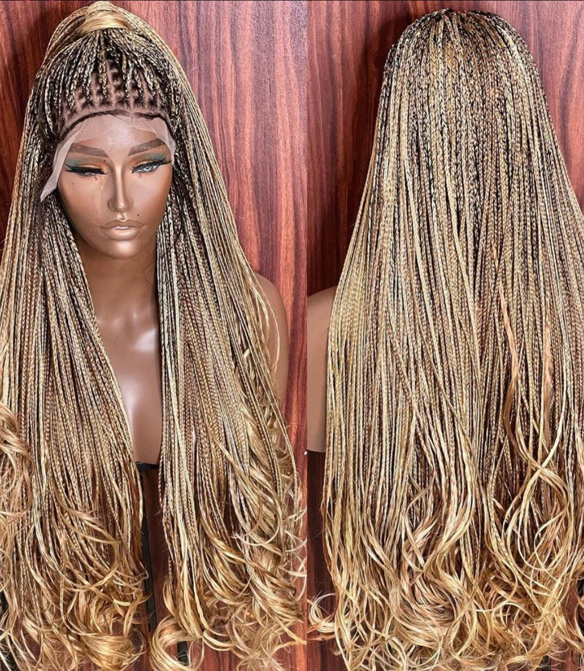 HD braided wig